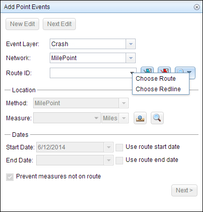 Selecting routes