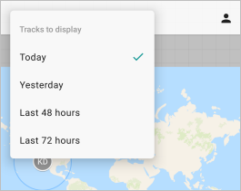 Tracks to display on Android